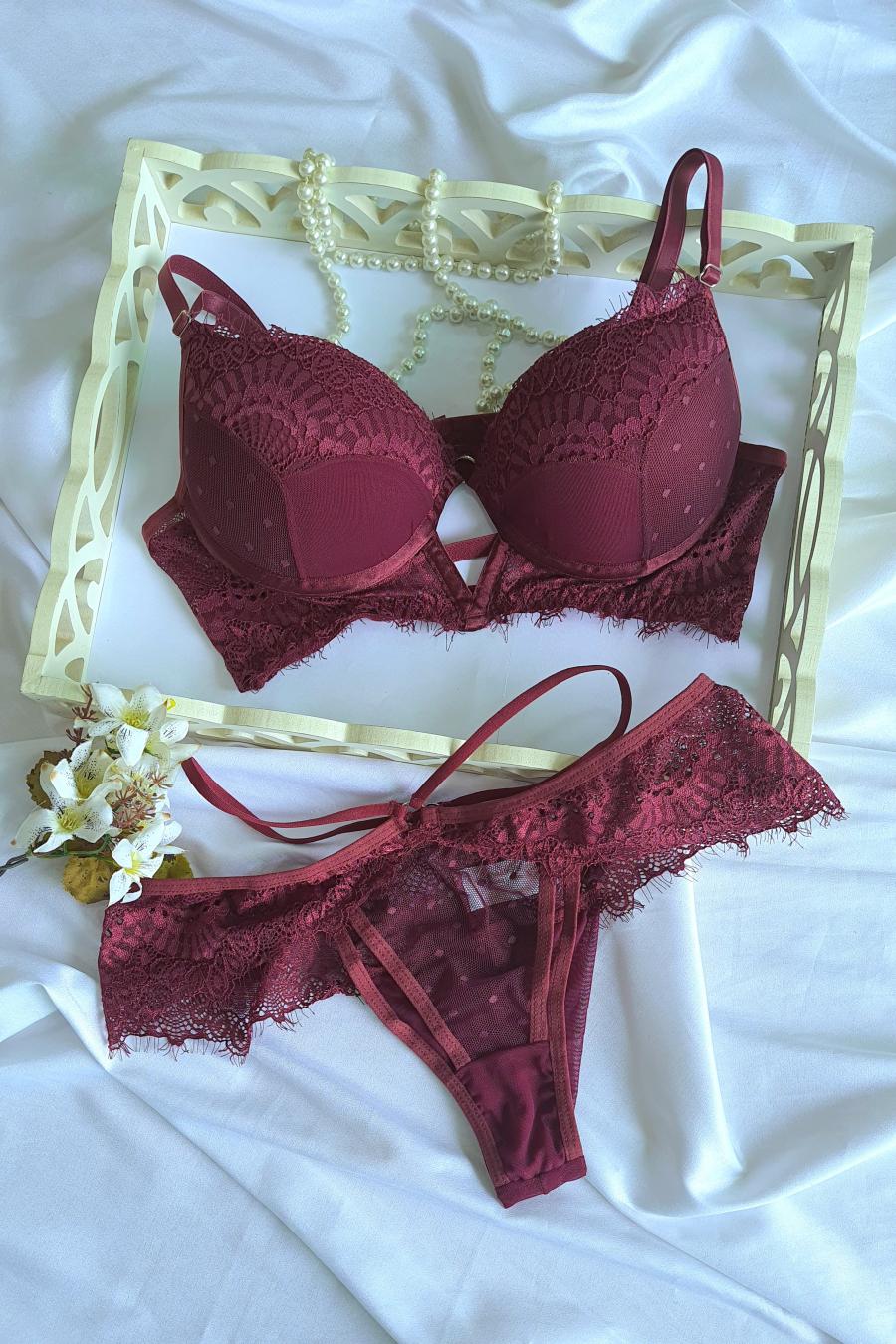 Velour Lace Set