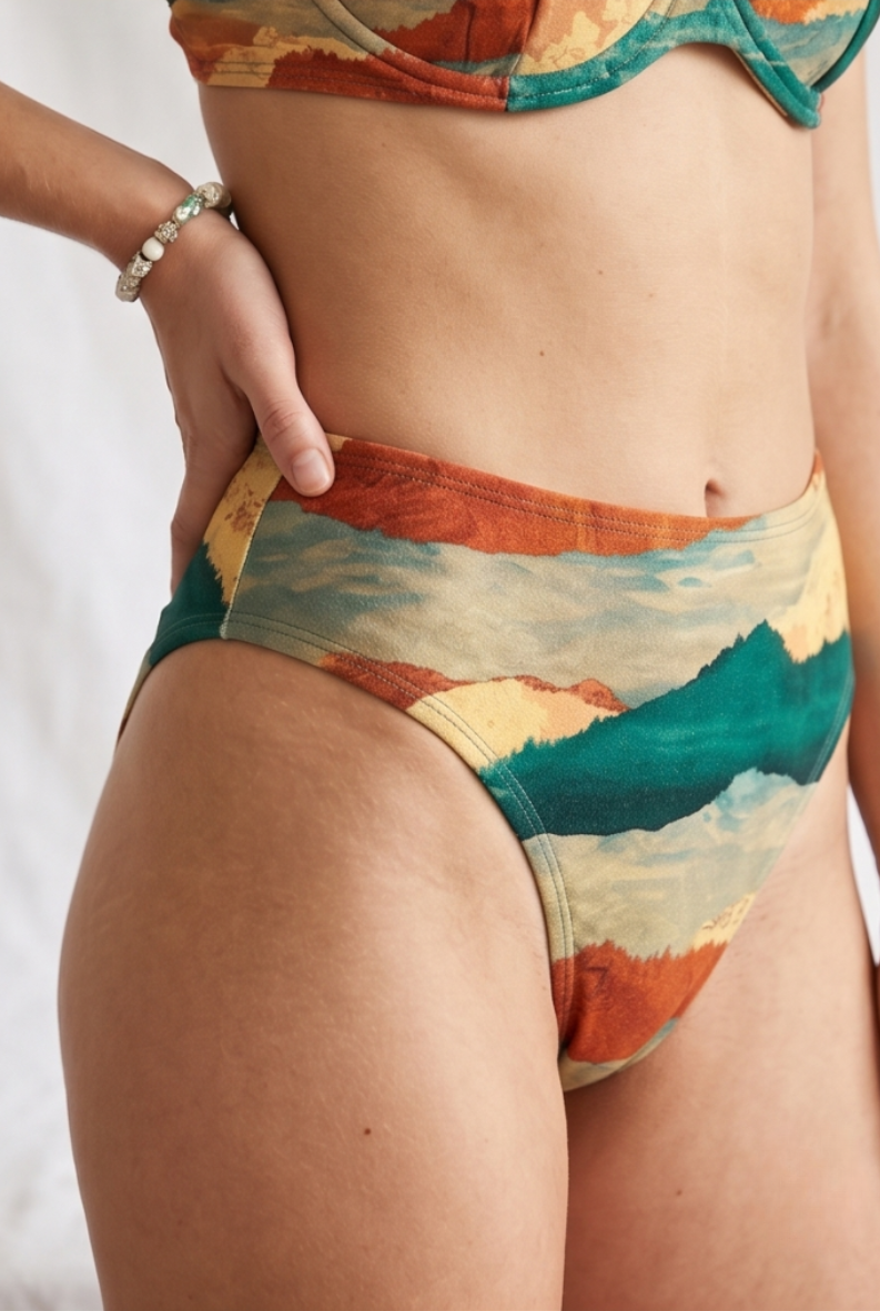 Solstice Curve Bikini Set — Desert Mirage