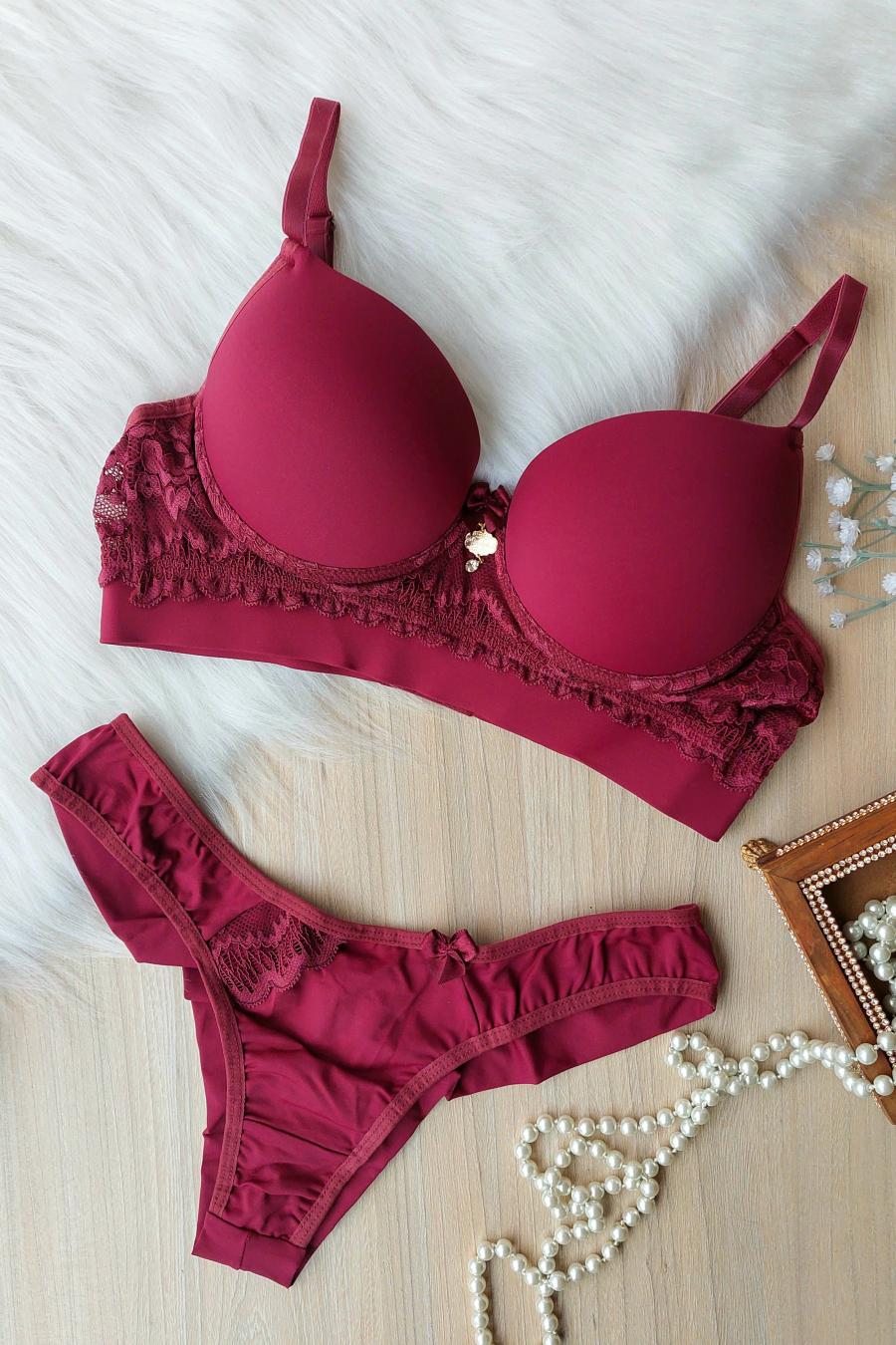 Essentia Lace Accent Set -  Lingerie Collection