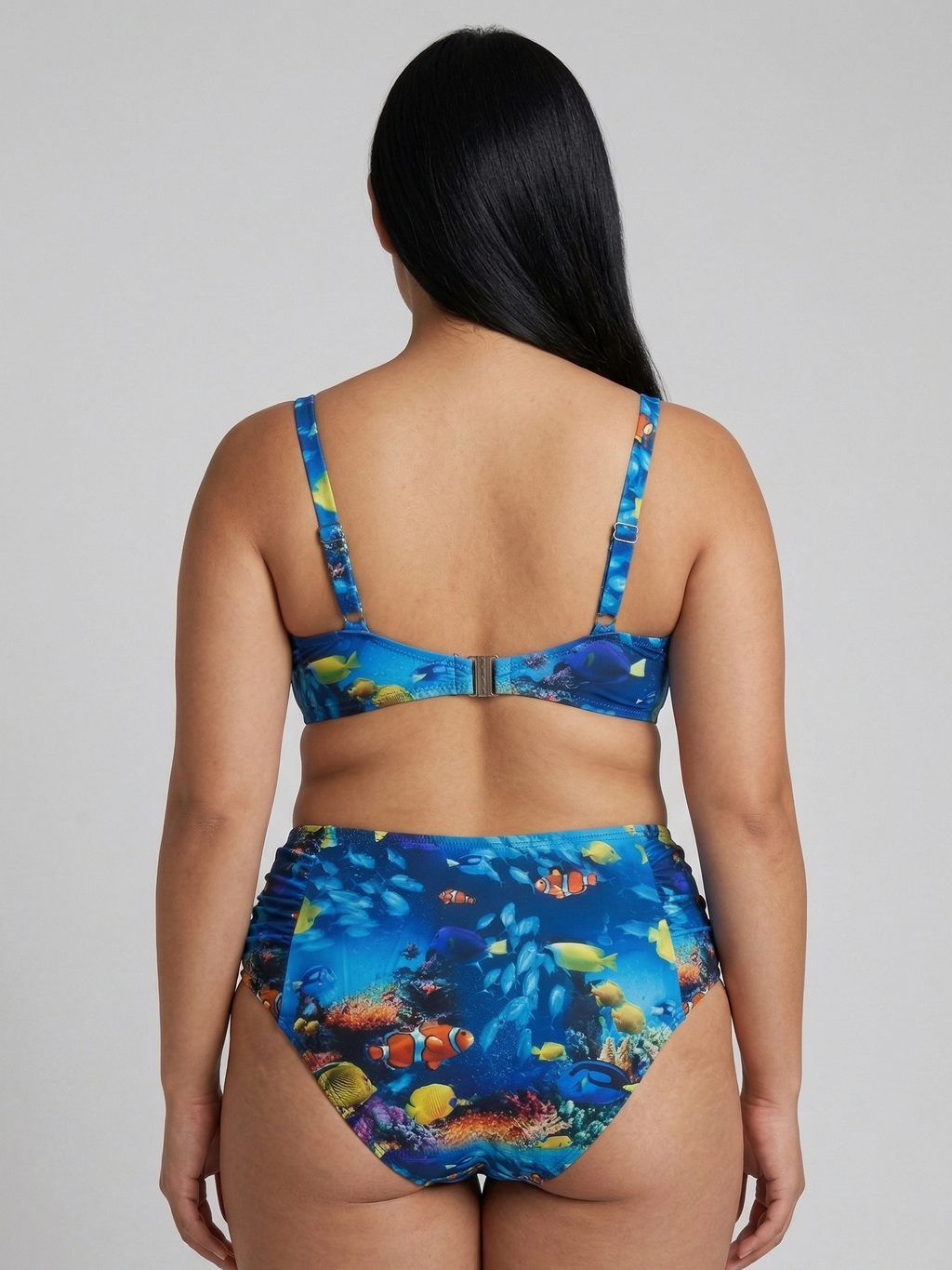 Azure Reef Curve Bikini Set