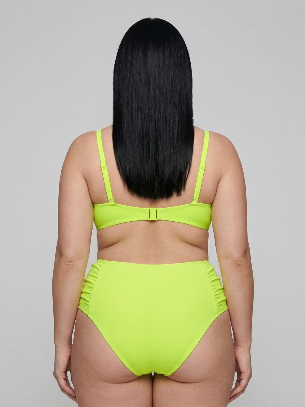 Lime Radiance Curve Bikini Set