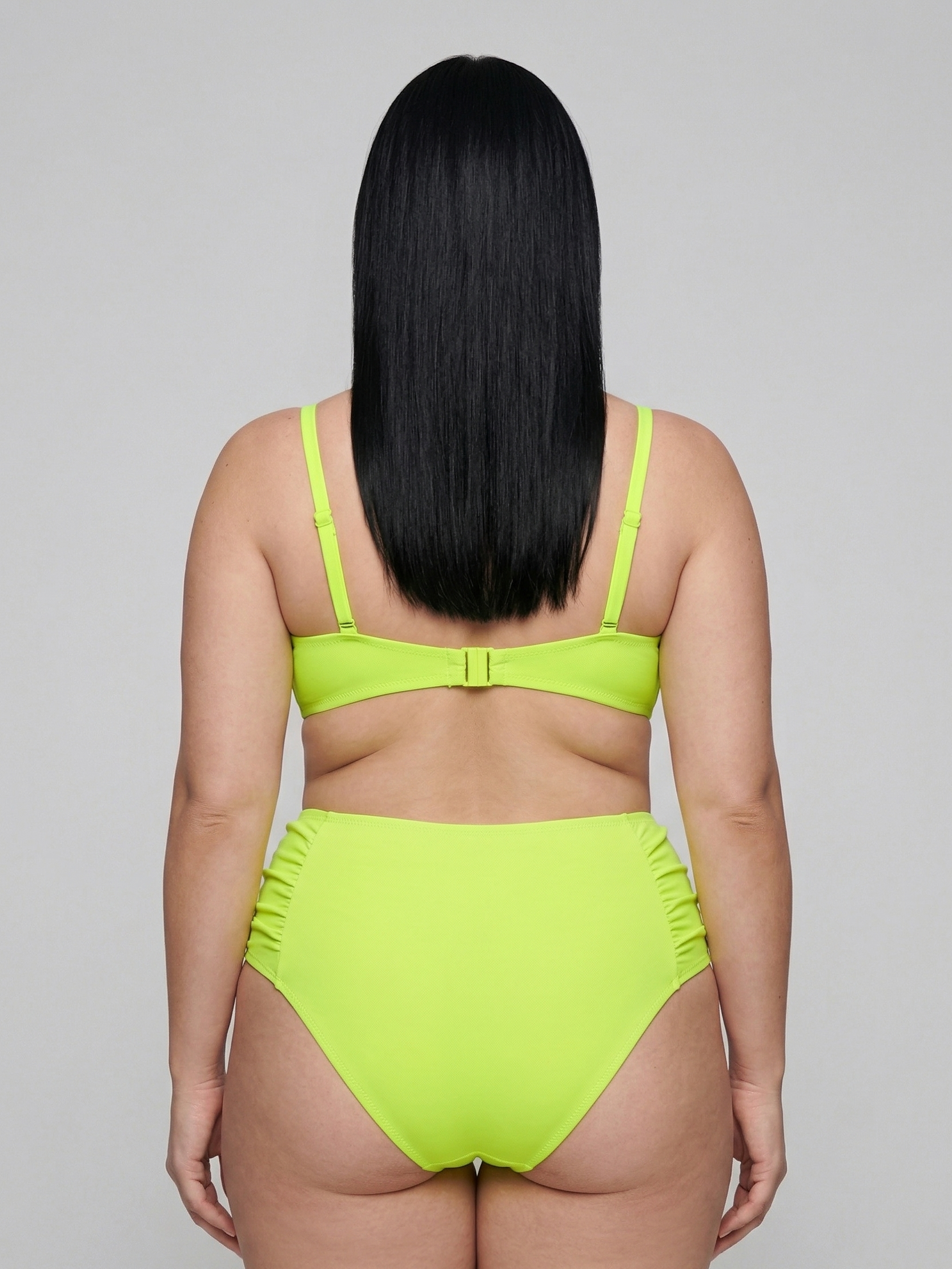 Lime Radiance Curve Bikini Set