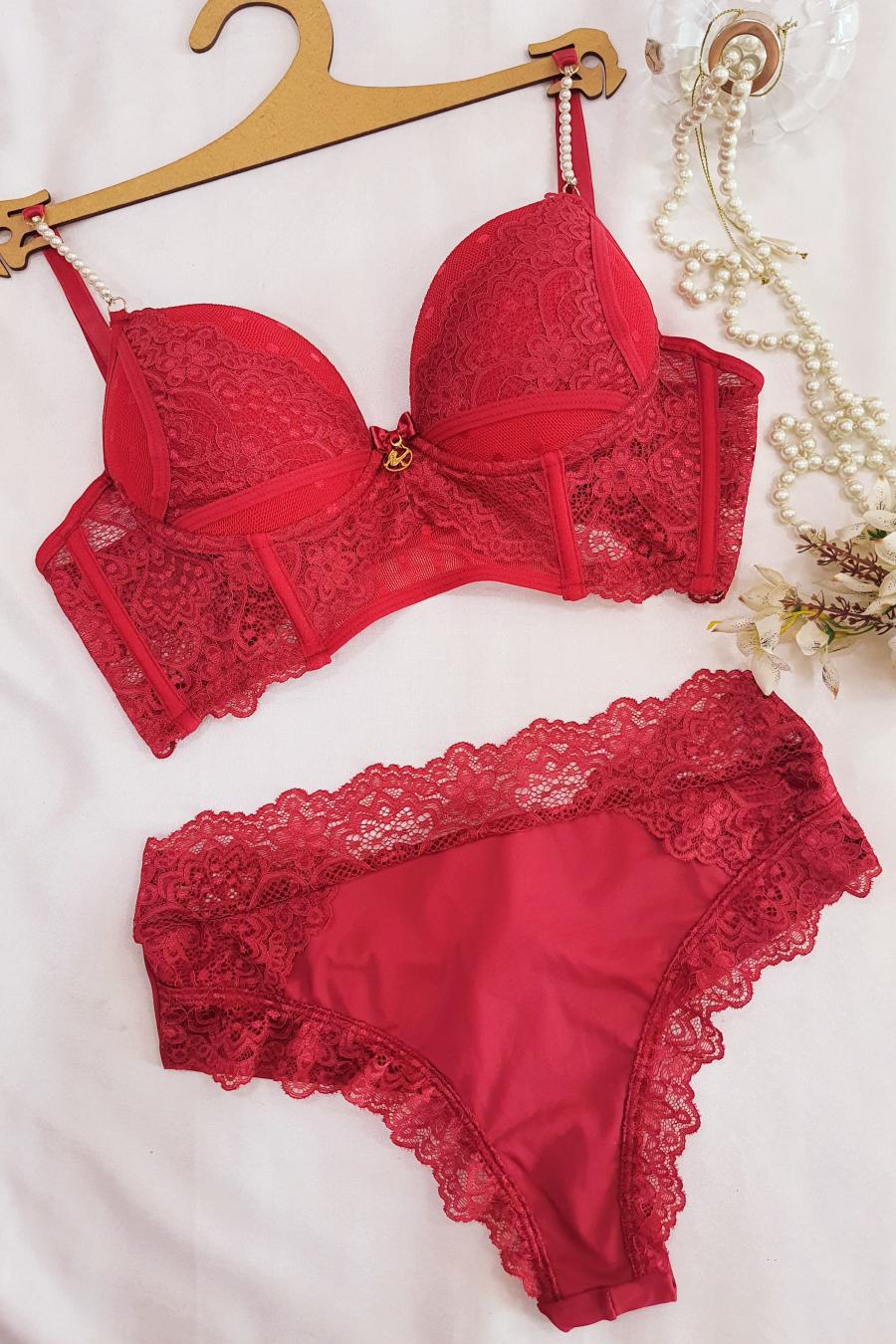 Blush Reverie Lace Set