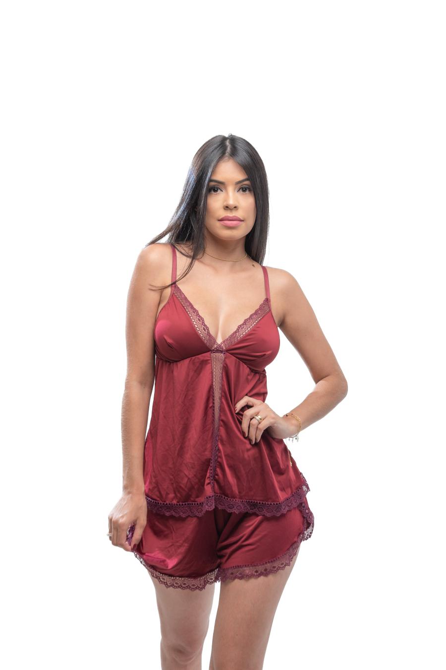 Lunéra Satin Babydoll Set