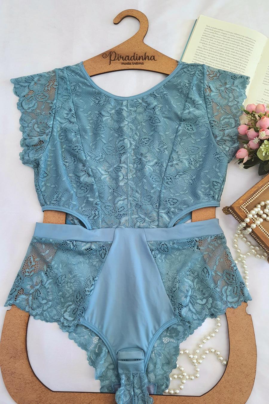 Lace Side-Cut Bodysuit -  Lingerie Collection