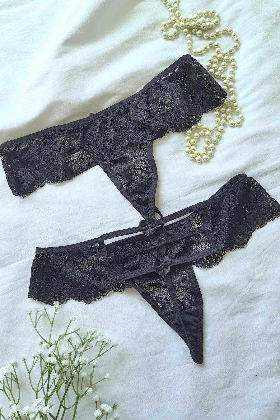 Lace Desire Thong Panty -  Panties Collection