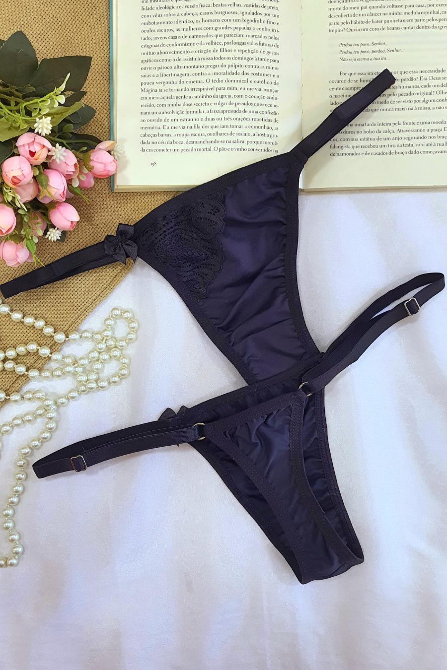 Adjustable Microfiber Thong - Panties Collection