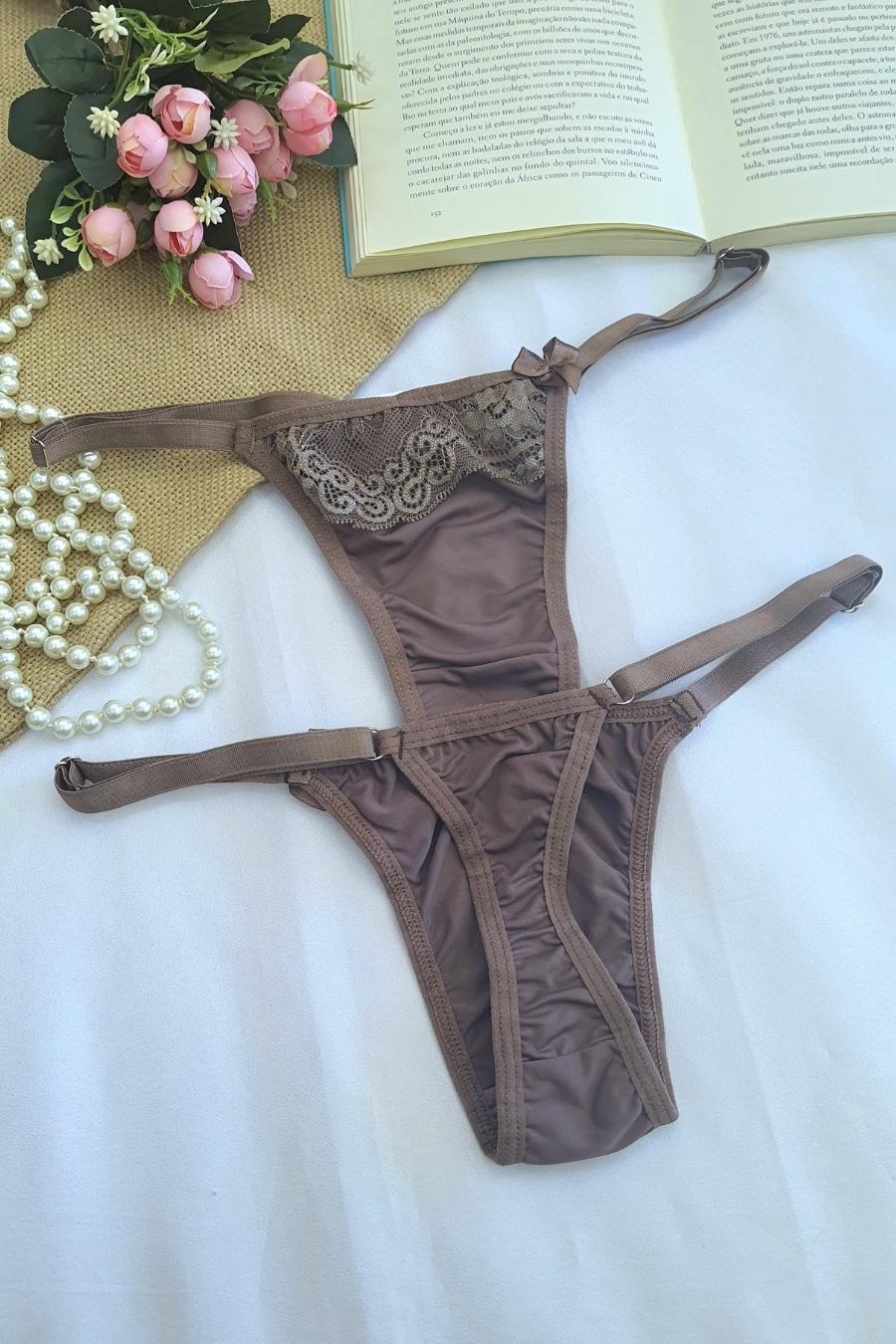 Adjustable Microfiber Thong - Panties Collection