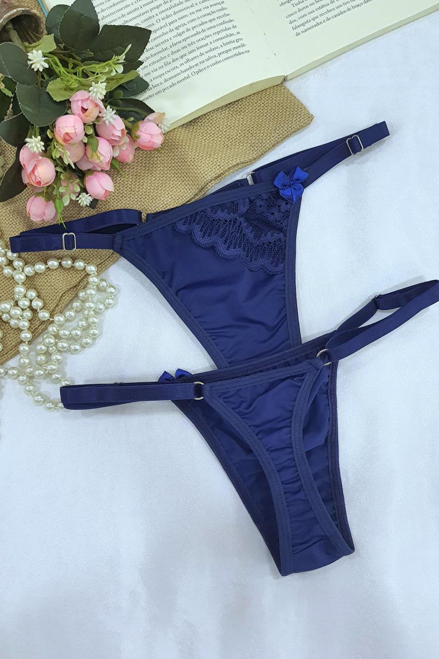 Adjustable Microfiber Thong - Panties Collection