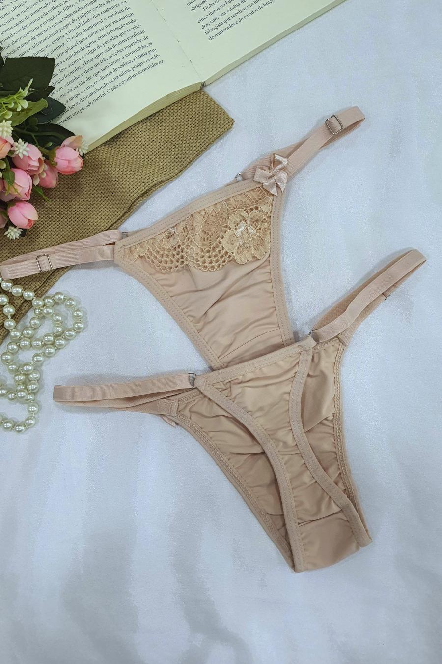 Adjustable Microfiber Thong - Panties Collection