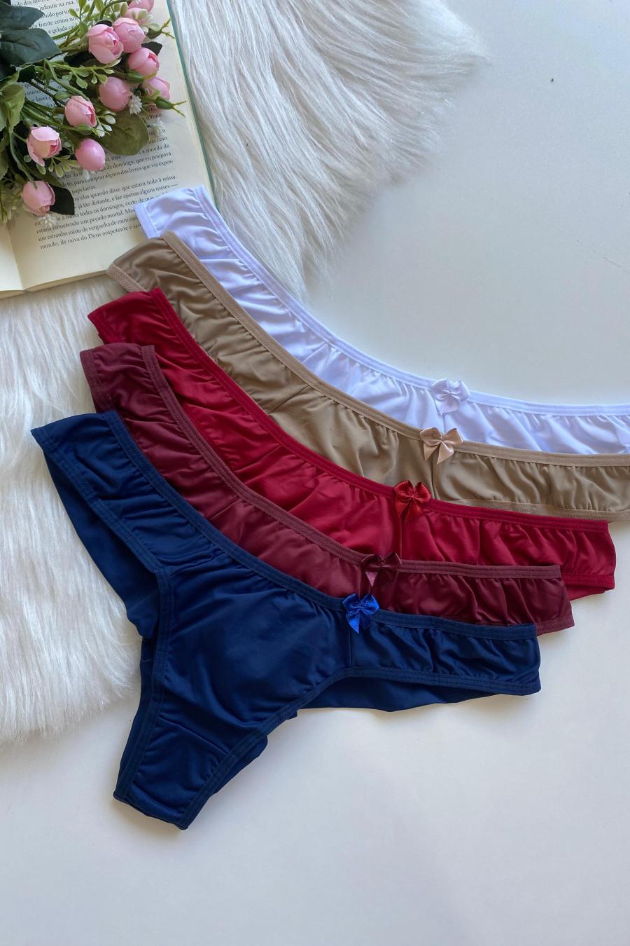 Zivelle Soft Touch Thong – Double Layer Microfiber - Plus Size