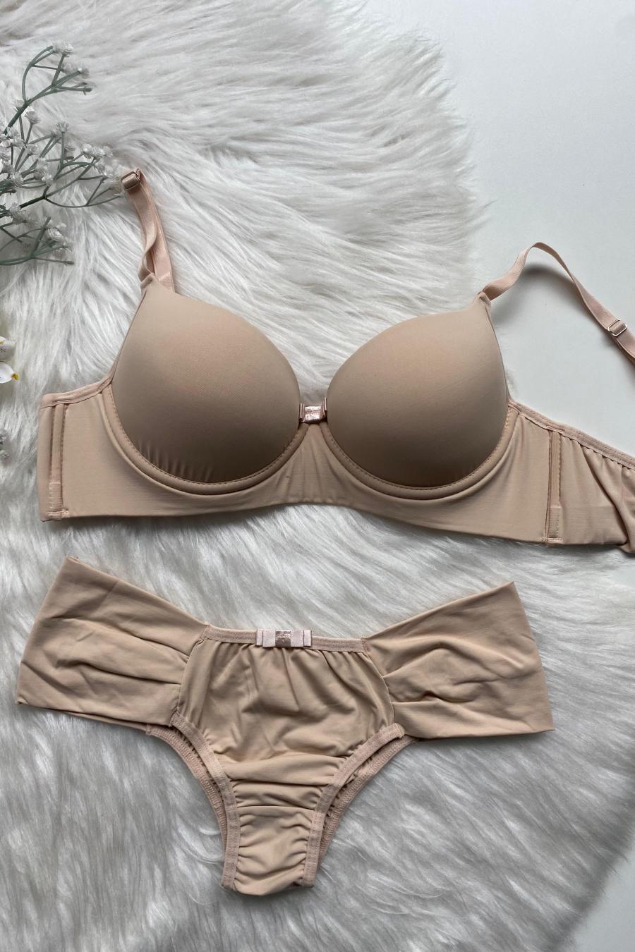 Velvet Touch Foam Base Bra Set -  Lingerie Collection