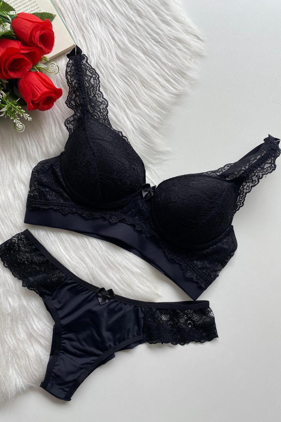 Élise Strap Lace Set -  Lingerie Collection