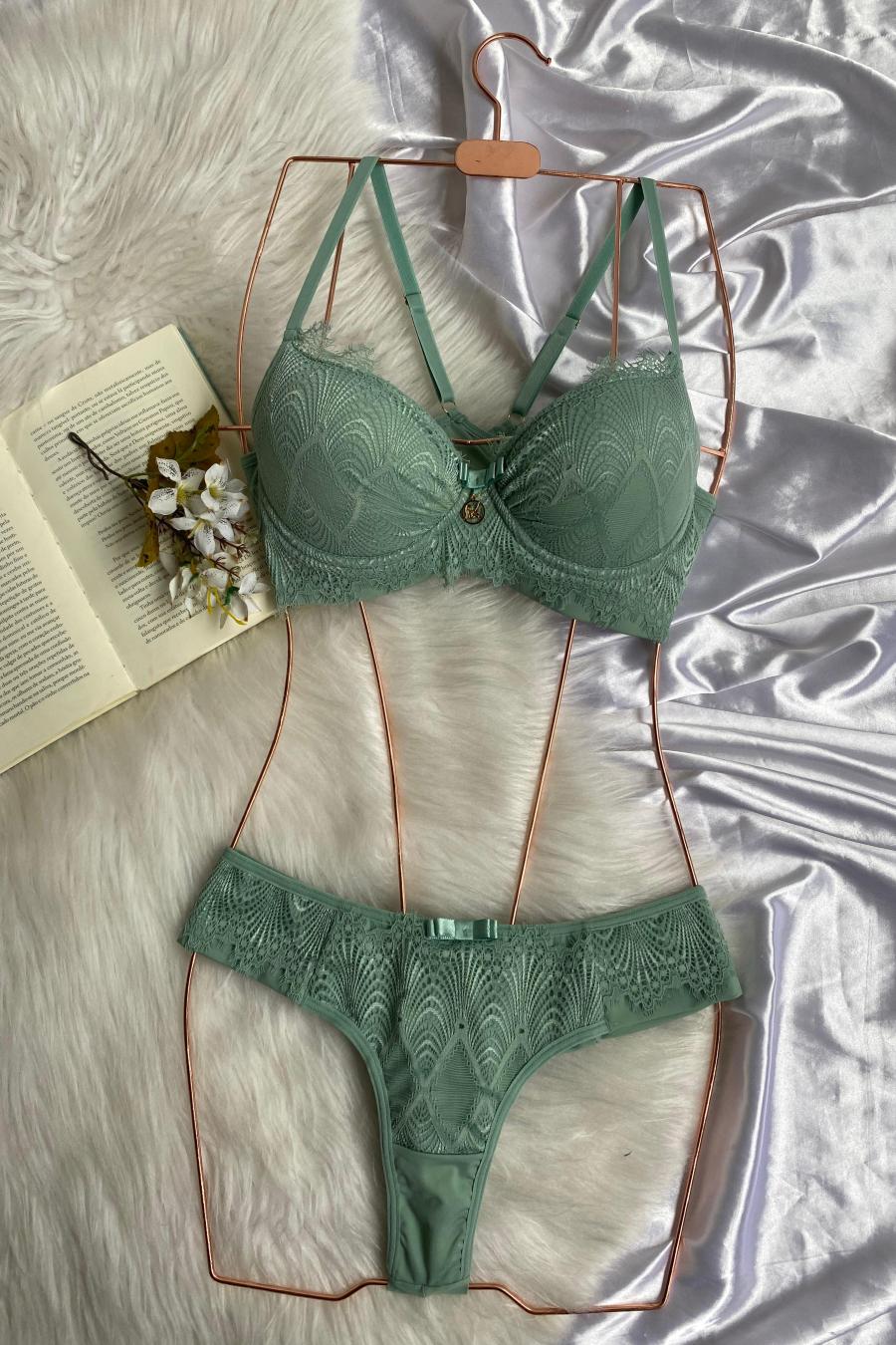 Aurora Lace Push-Up Set –  Lingerie Collection