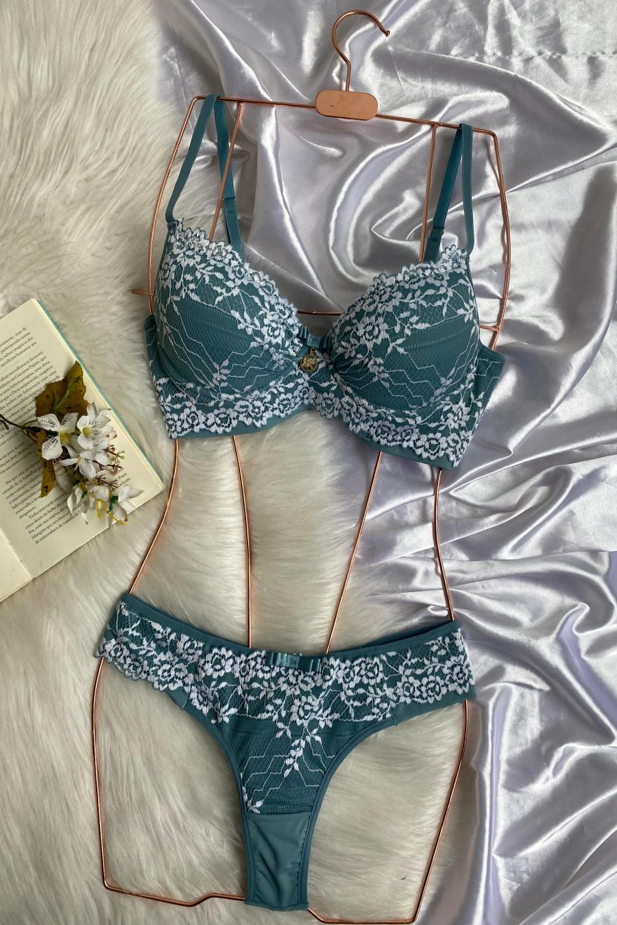 Aurora Lace Push-Up Set –  Lingerie Collection