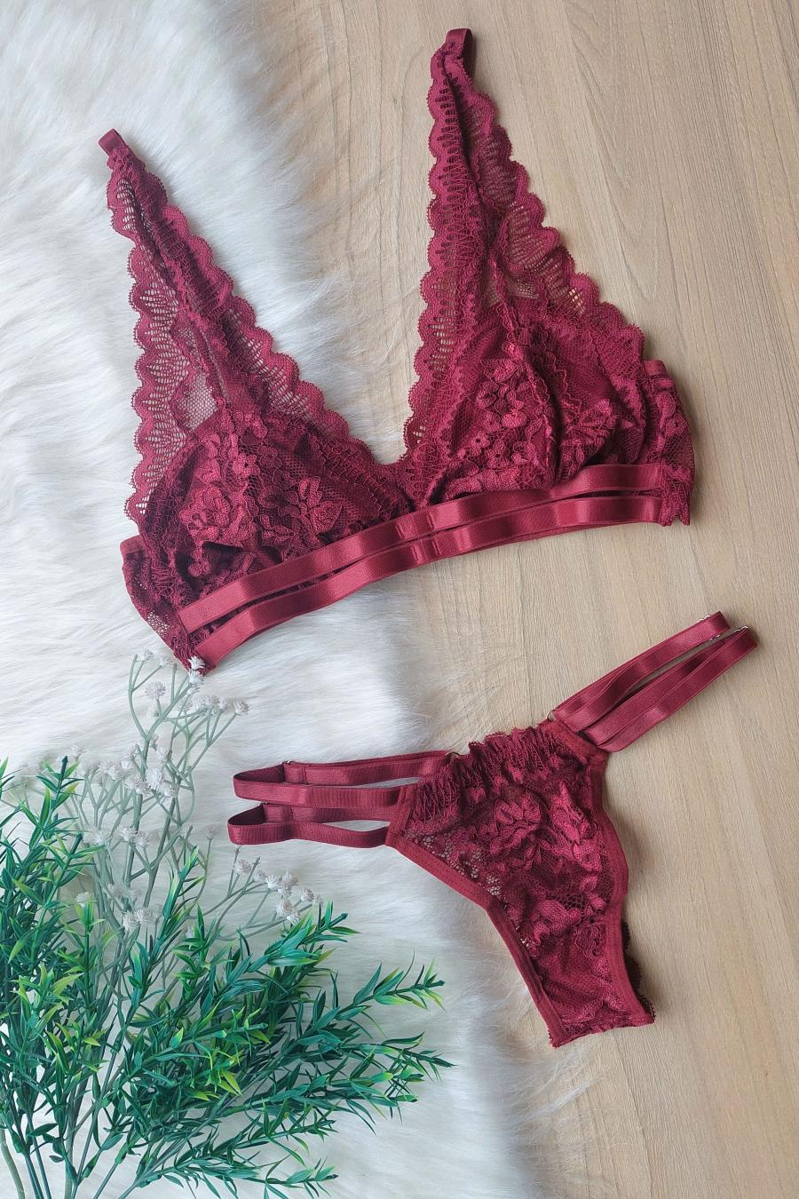 Lace Soft Bralette Set -  Lingerie Collection