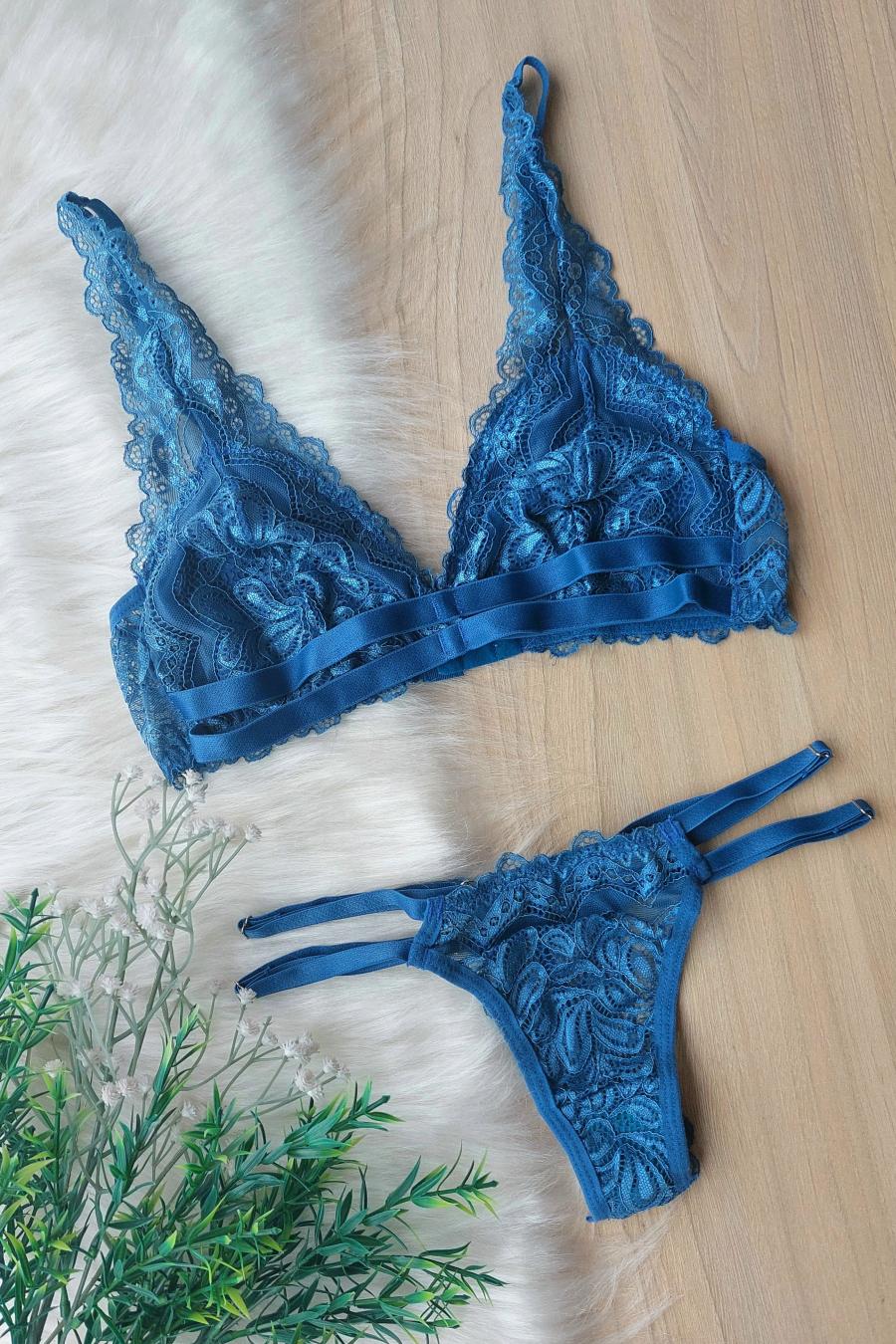 Lace Soft Bralette Set -  Lingerie Collection