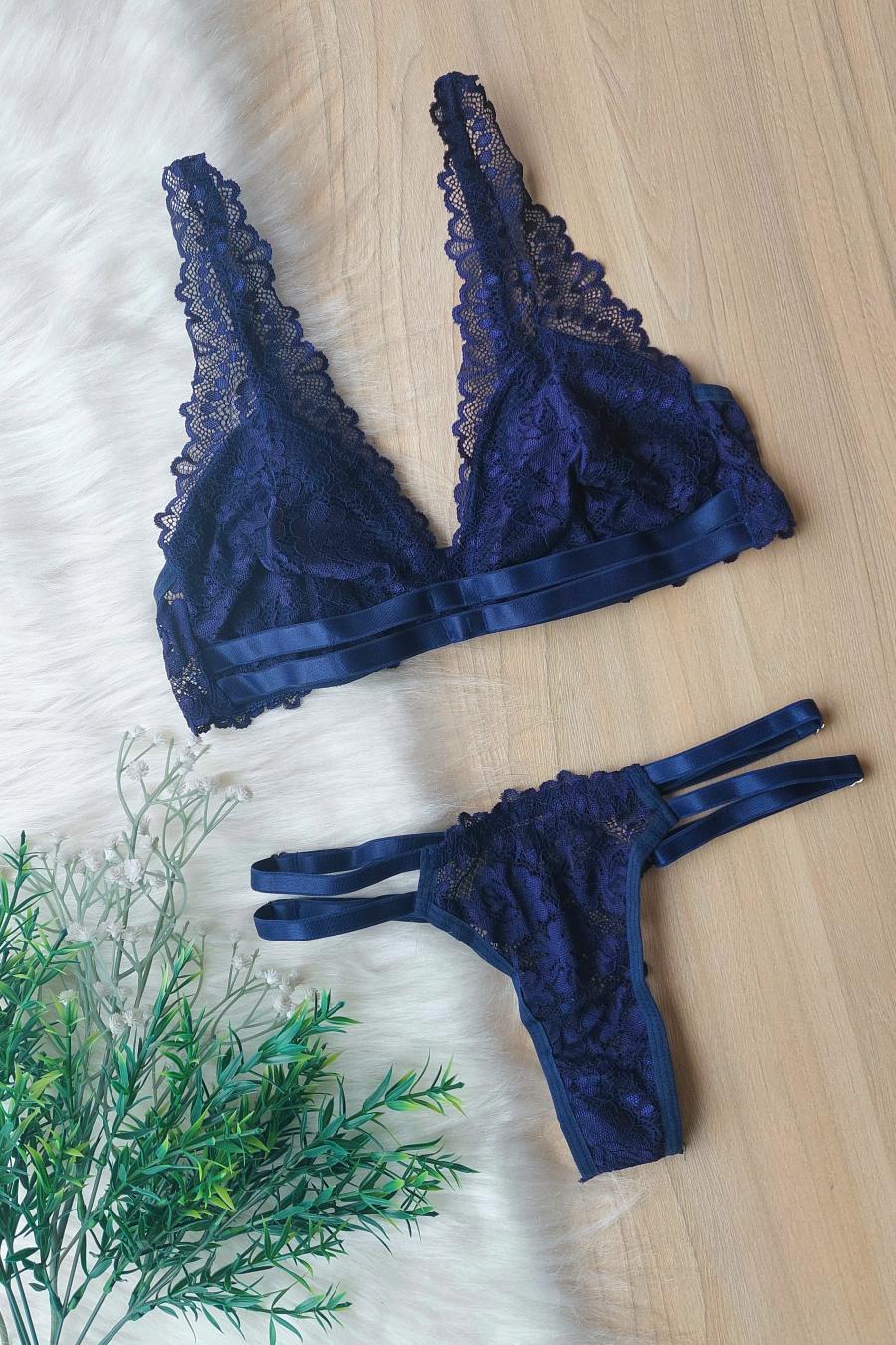 Lace Soft Bralette Set -  Lingerie Collection