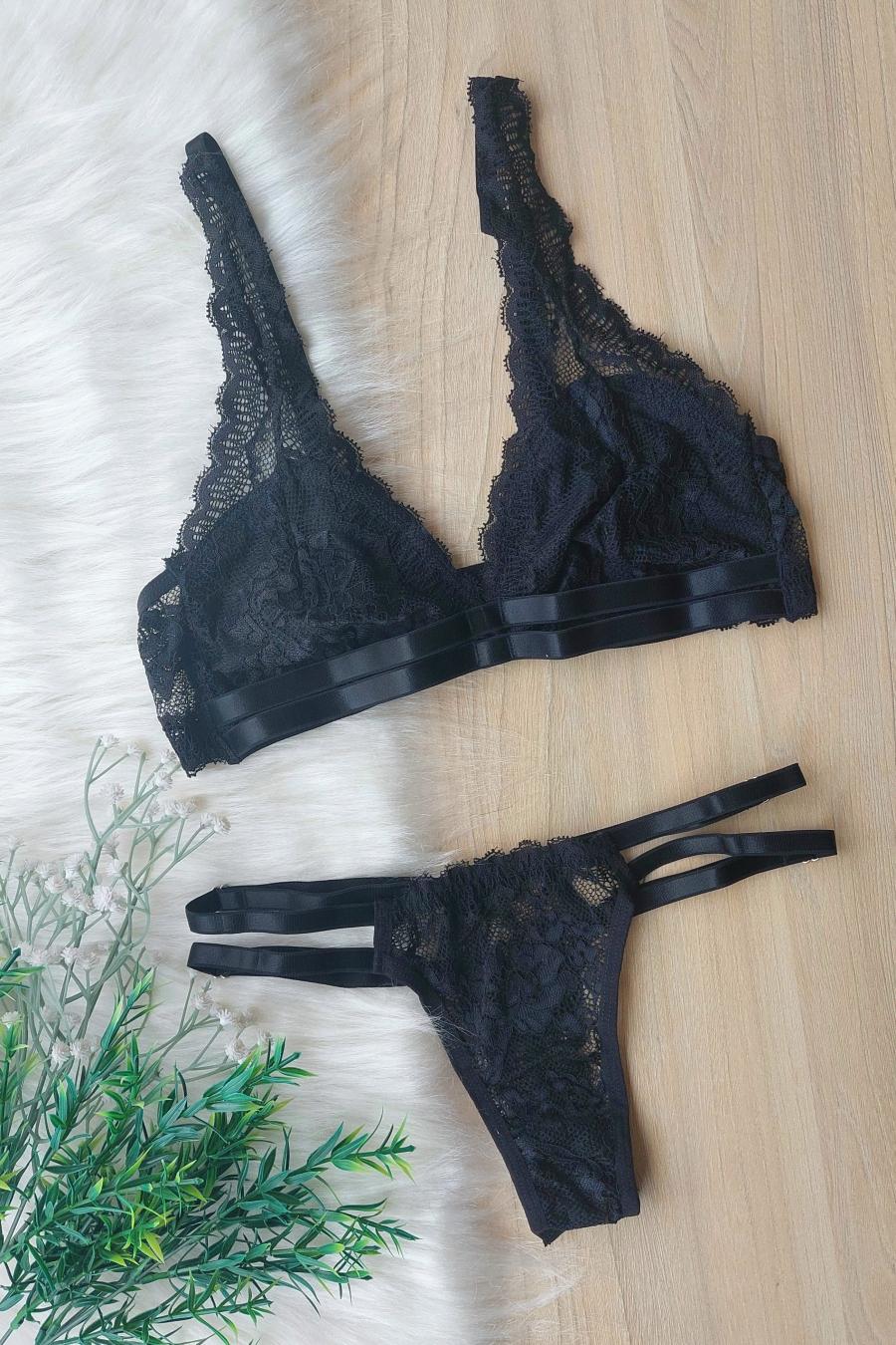 Lace Soft Bralette Set -  Lingerie Collection