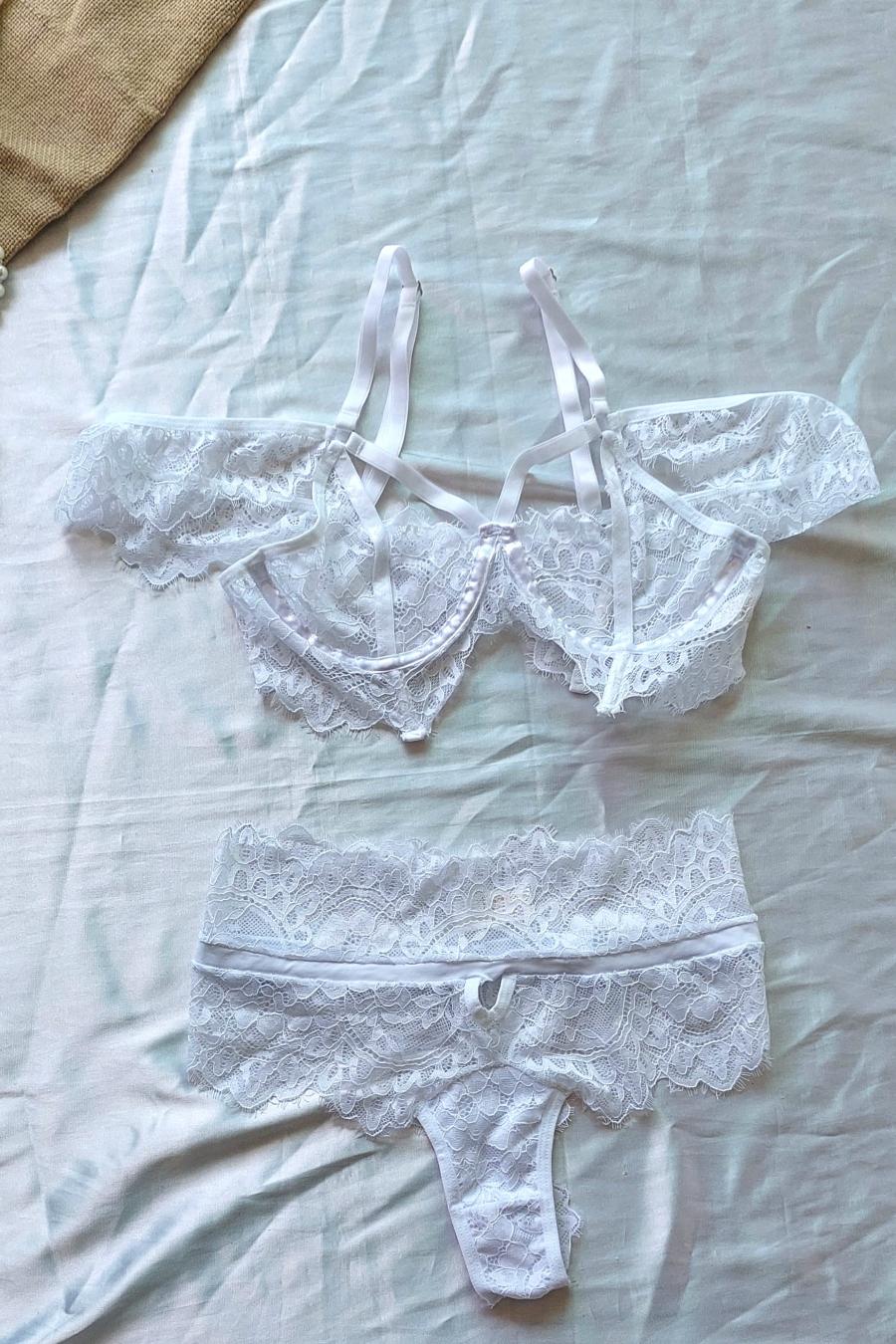 Ethereal Lace Bralette Set -  Lingerie Collection