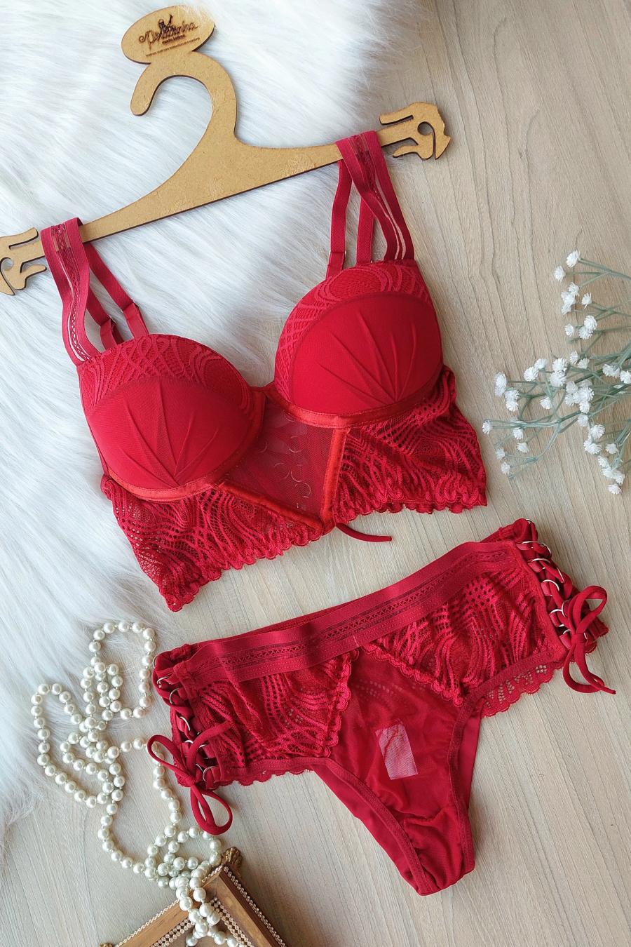 Seraphine Lace Tulle Set -  Lingerie Collection