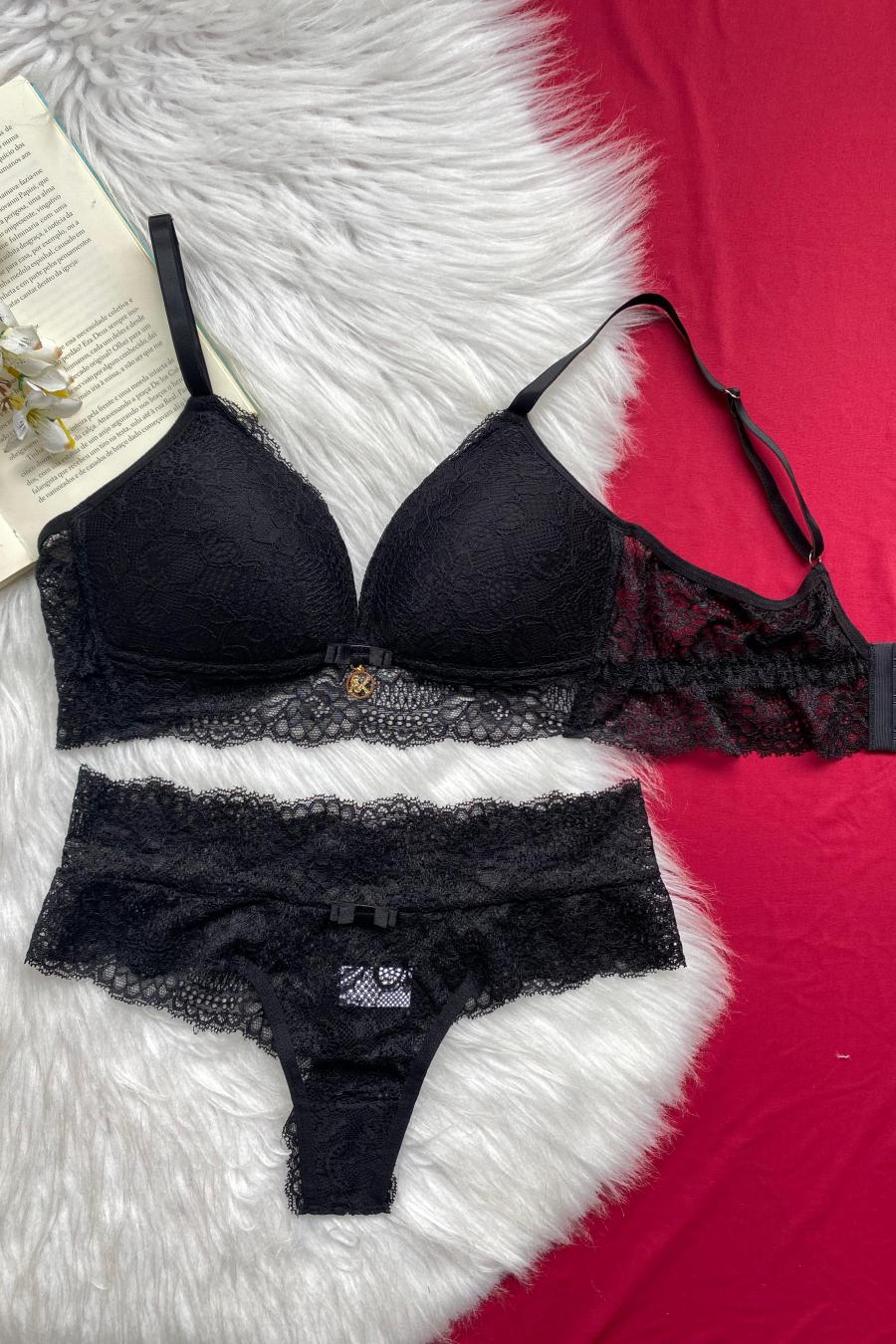 Luxury Lace Set with Padding -  Lingerie Collection
