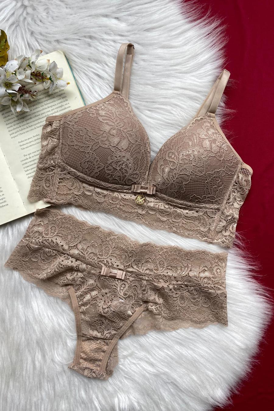 Luxury Lace Set with Padding -  Lingerie Collection