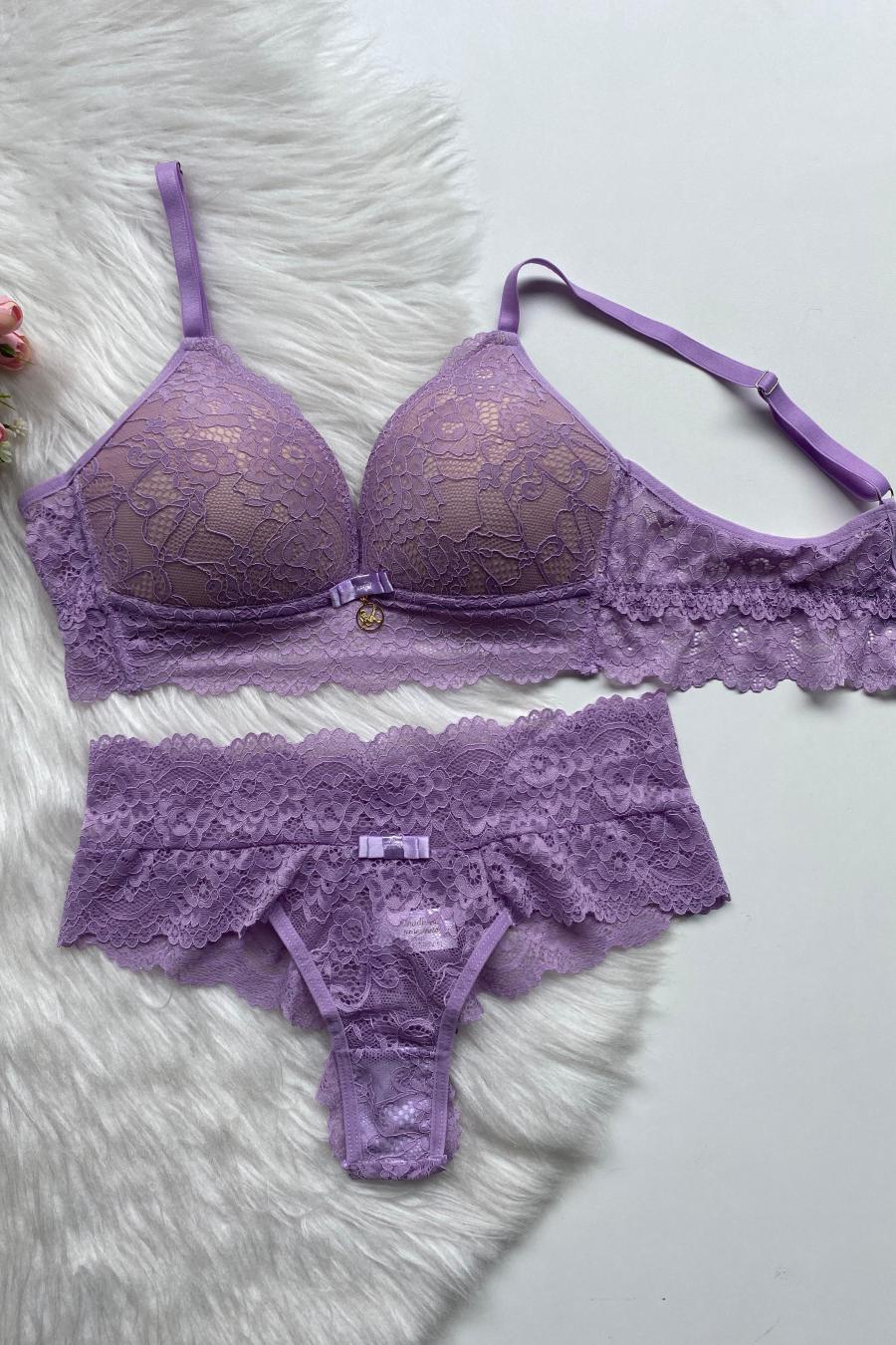 Luxury Lace Set with Padding -  Lingerie Collection