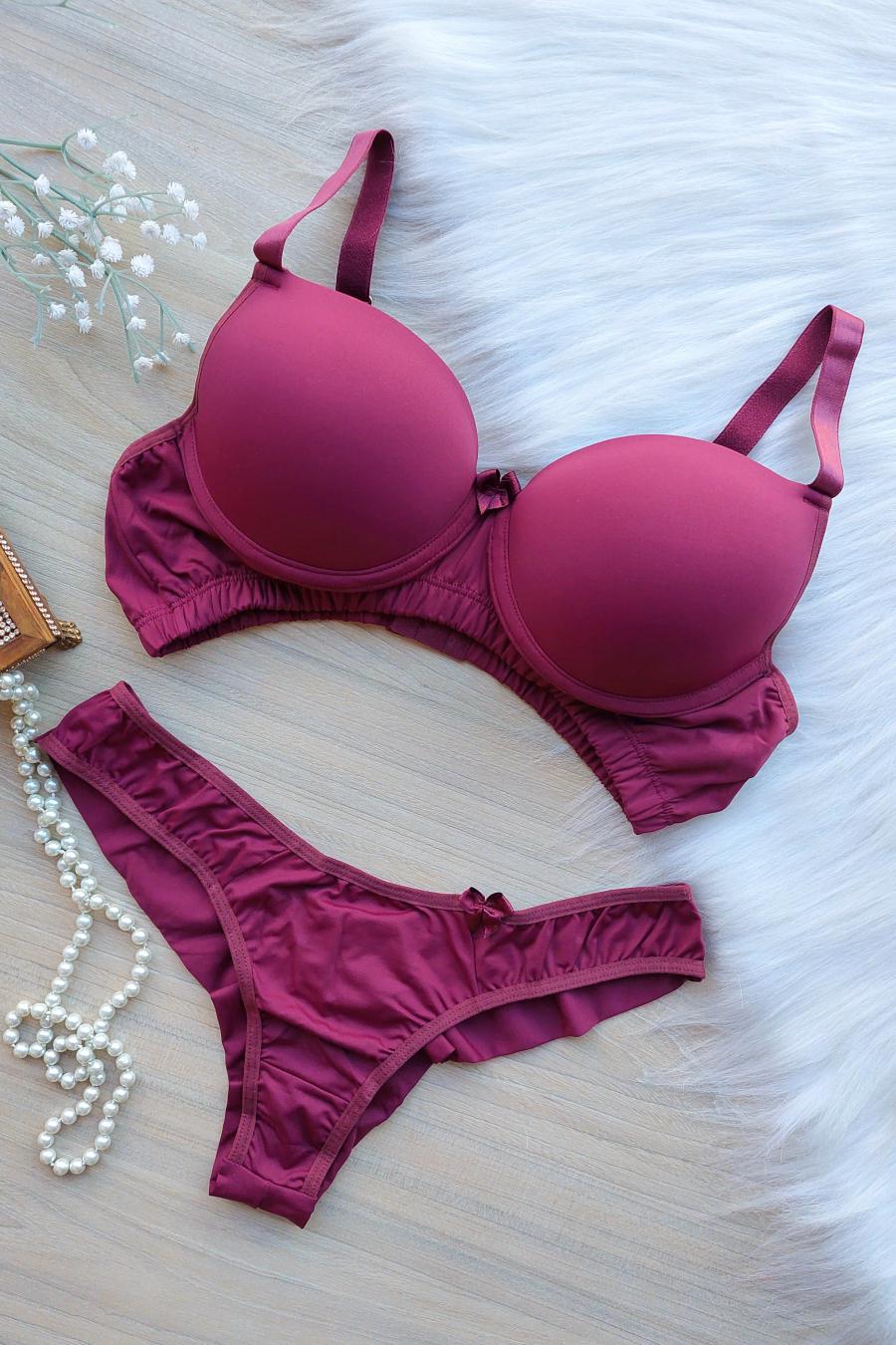 Scarlet Comfort Plus Bra & Panty Set - Plus Size