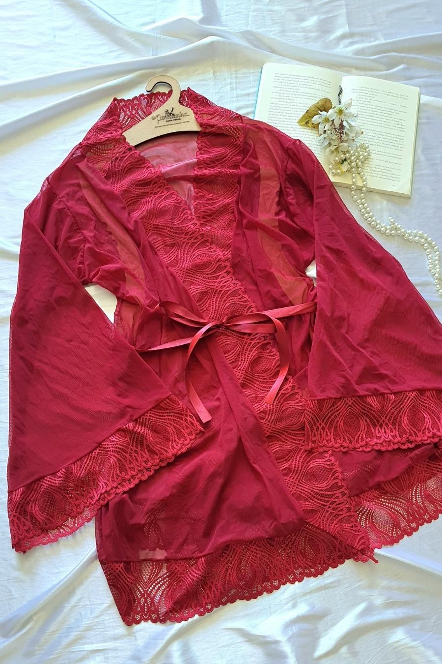 Élise Rouge Lace Set